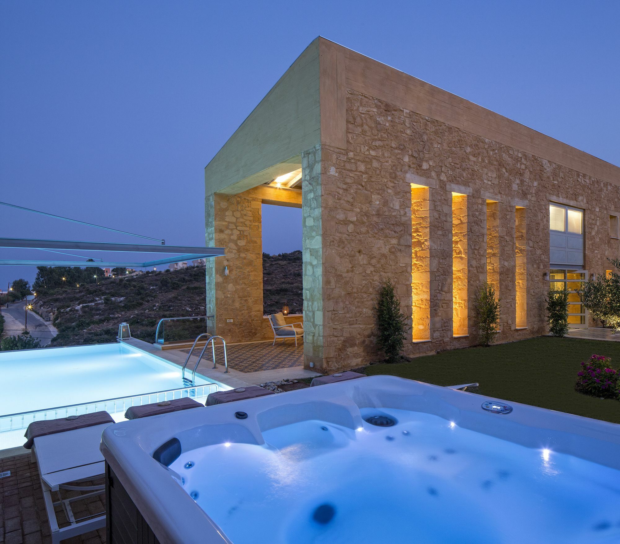 Olea Villas - Infinity Pool, Hot Tub, Sea Views Μαράθι Εξωτερικό φωτογραφία